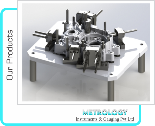 Hole Position Checking Fixture for Crank Case
